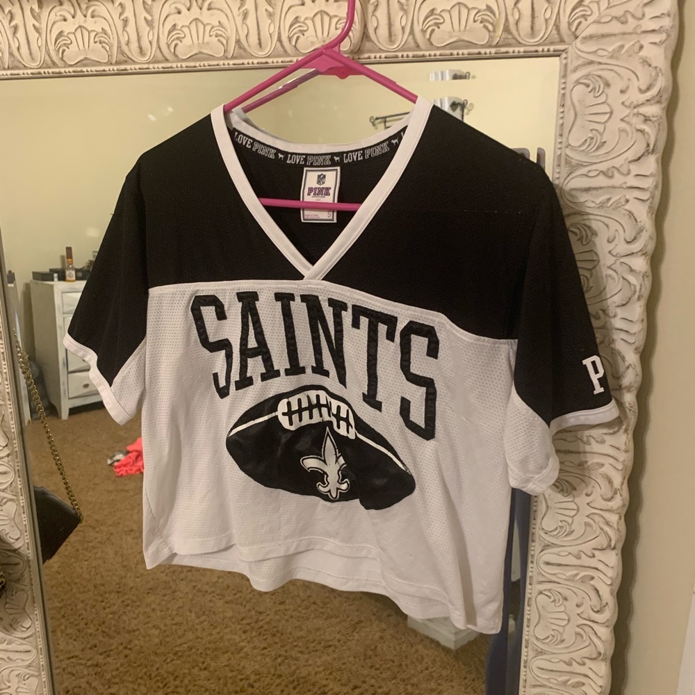 Cropped jersey tshirt